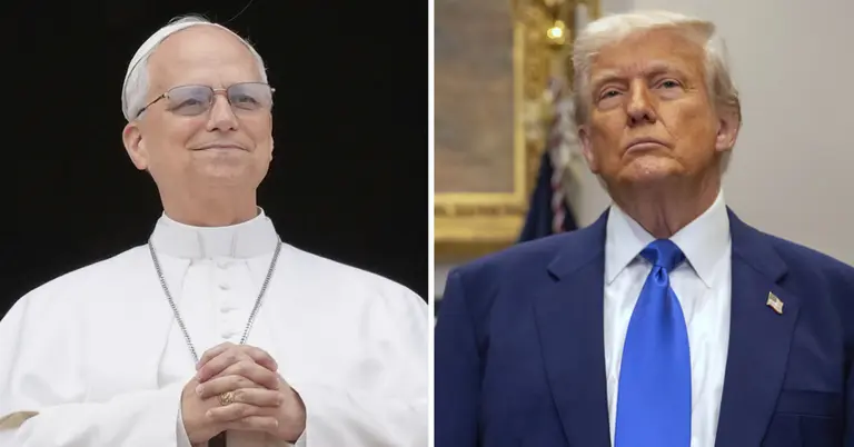 পোপ লিও ও ট্রাম্প